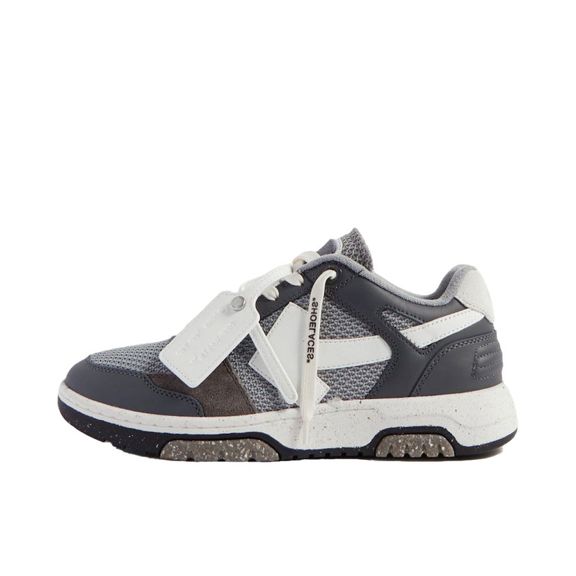 Кецове и обувки Off-White Out Of Office Low Mesh Dark Grey White Сиво | OMIA243S23LEA0010701