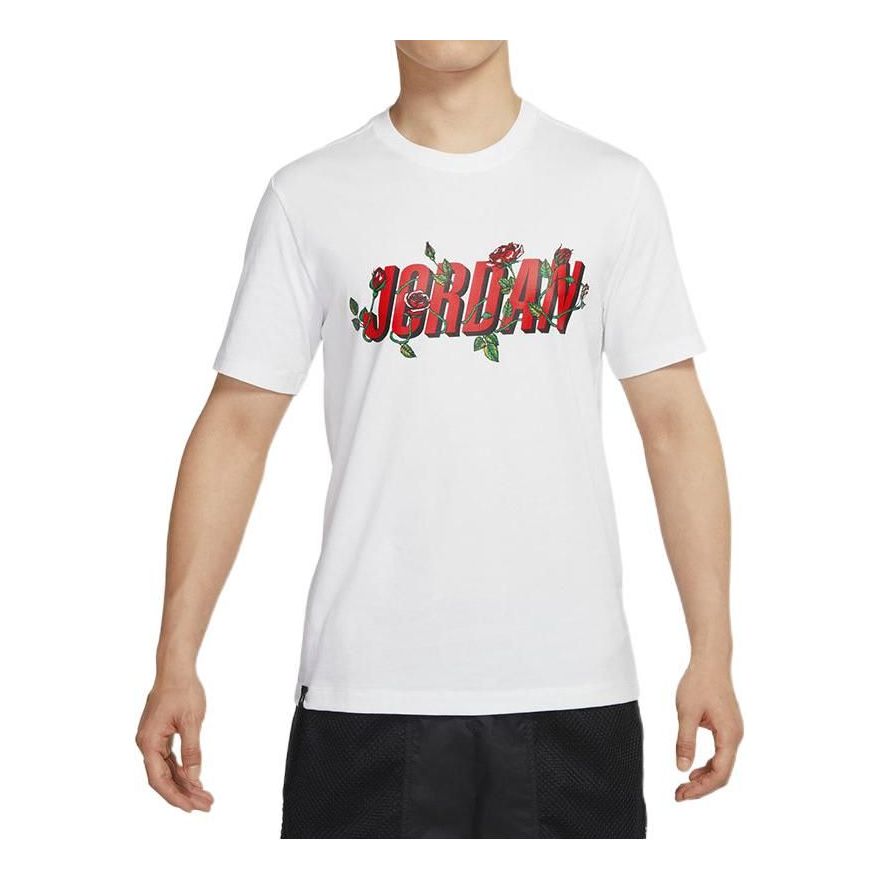 Тениска Jordan Jordan Rose Graphic T-Shirt Бяло | DQ7389-100, 0
