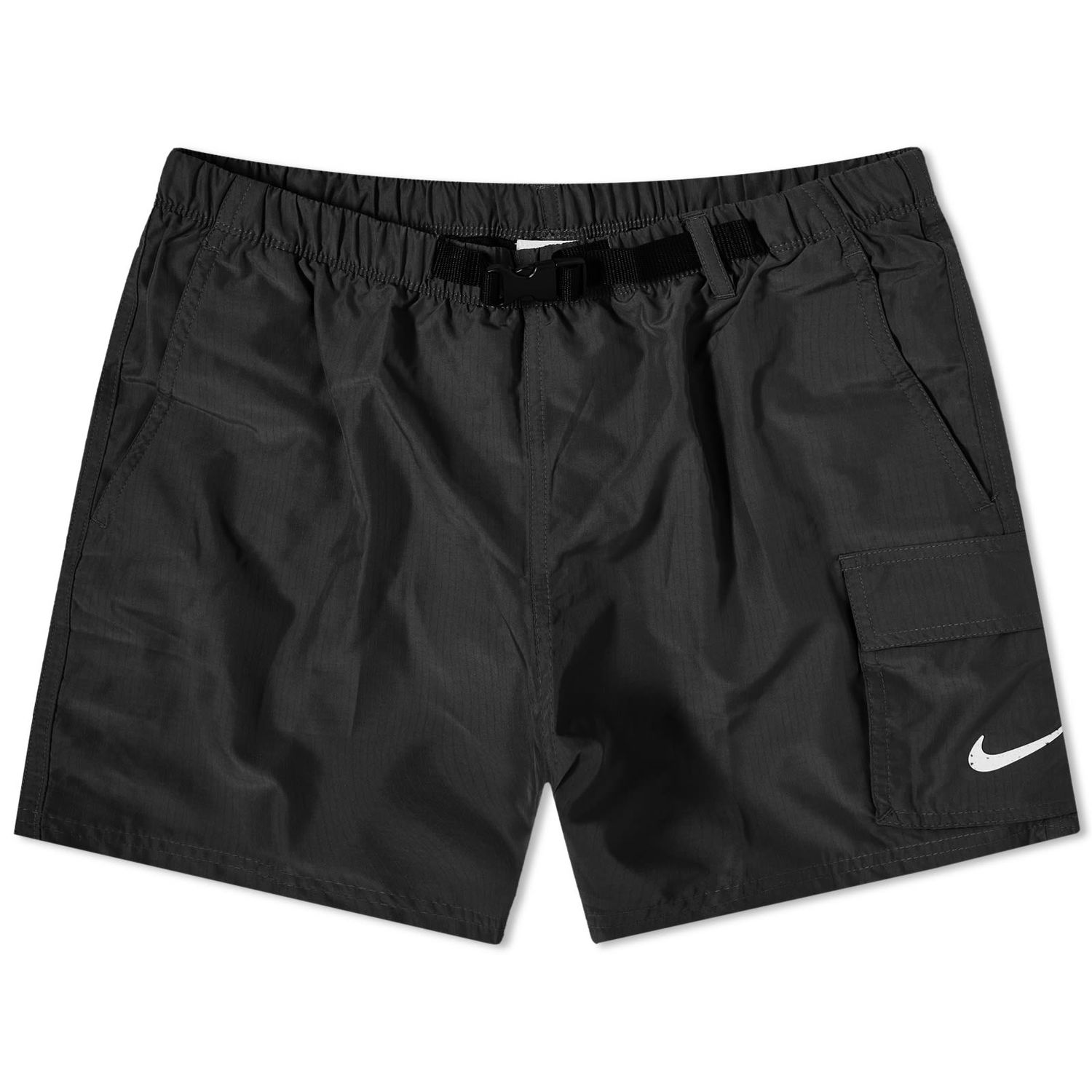 Бански Nike Swim Belted 5" Volley Shorts Черно | NESSB522-001, 0