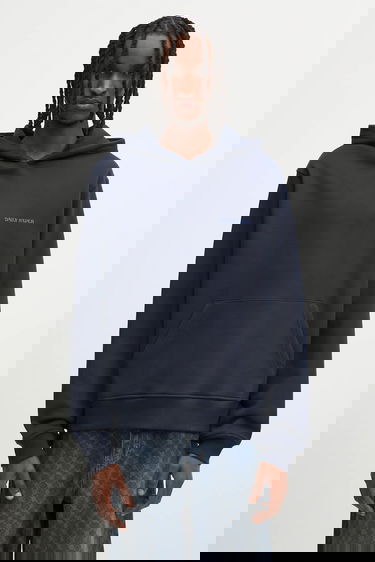 Суитчър DAILY PAPER Daily Paper Candle Label Graphic Print Hoodie Тъмно синьо | 2521106, 2