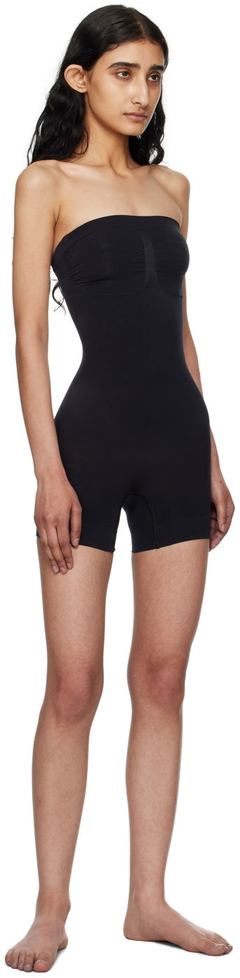 боди SKIMS SKIMS Seamless Sculpt Strapless Shortie Bodysuit Черно | BD-MDT-2914, 3