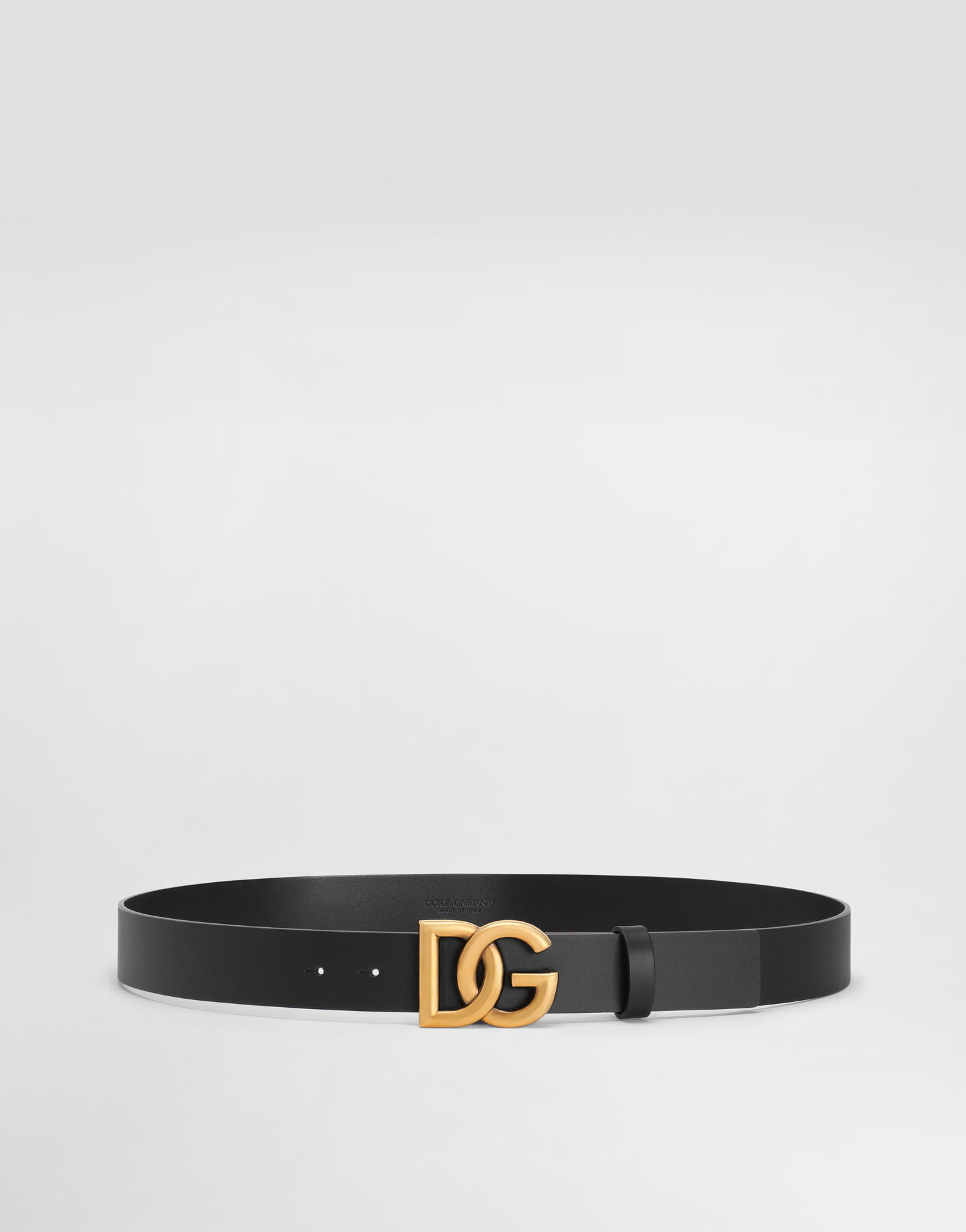 Колани Dolce & Gabbana Lux Leather Belt With Crossover Dg Logo Buckle Черно | BC4644AX6228E831, 0