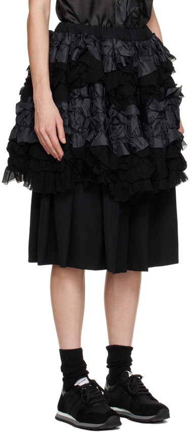Пола Comme des Garçons Comme des Garçons Layered Midi Skirt Черно | RL-S008-051, 1