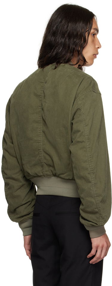 Яке бомбър We11done We11done Dropped Shoulder Bomber Jacket Зелено | WD-JP3-23-014-U-KK, 2