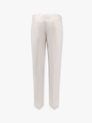 Панталони ZEGNA White Formal Straight Leg Men's Trousers Бяло | UFI05A9TP45N01, 1