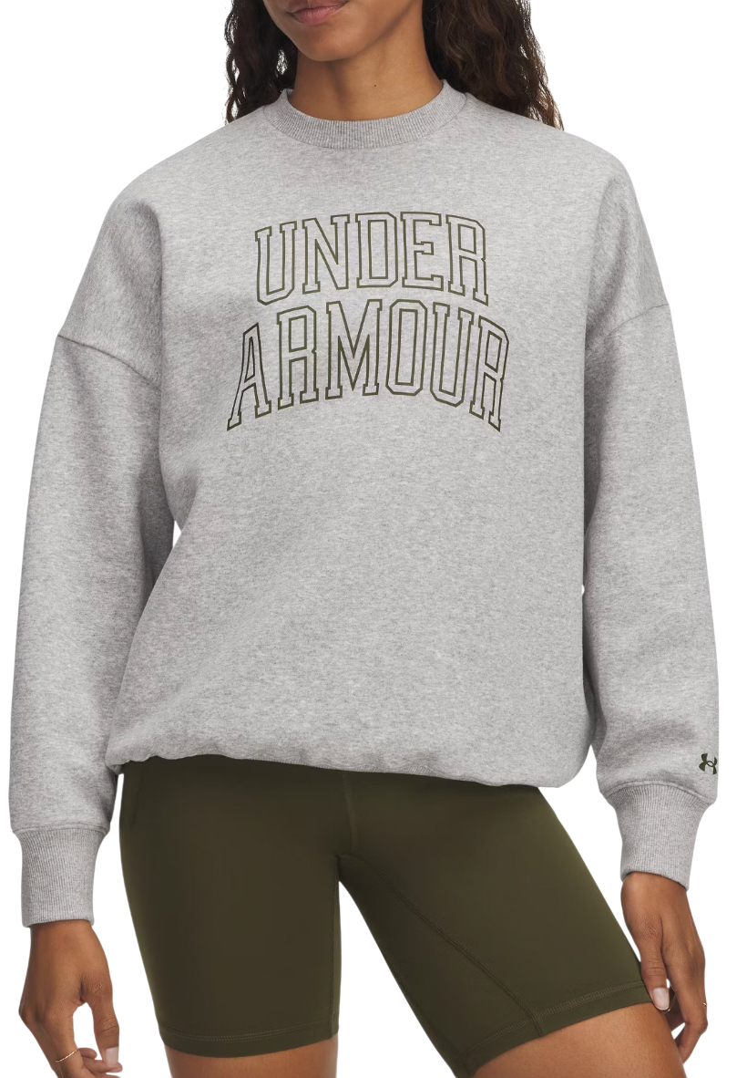 Суитчър Under Armour Rival Flc OS Varsity Crew Sweatshirt Сиво | 6007880-014, 0