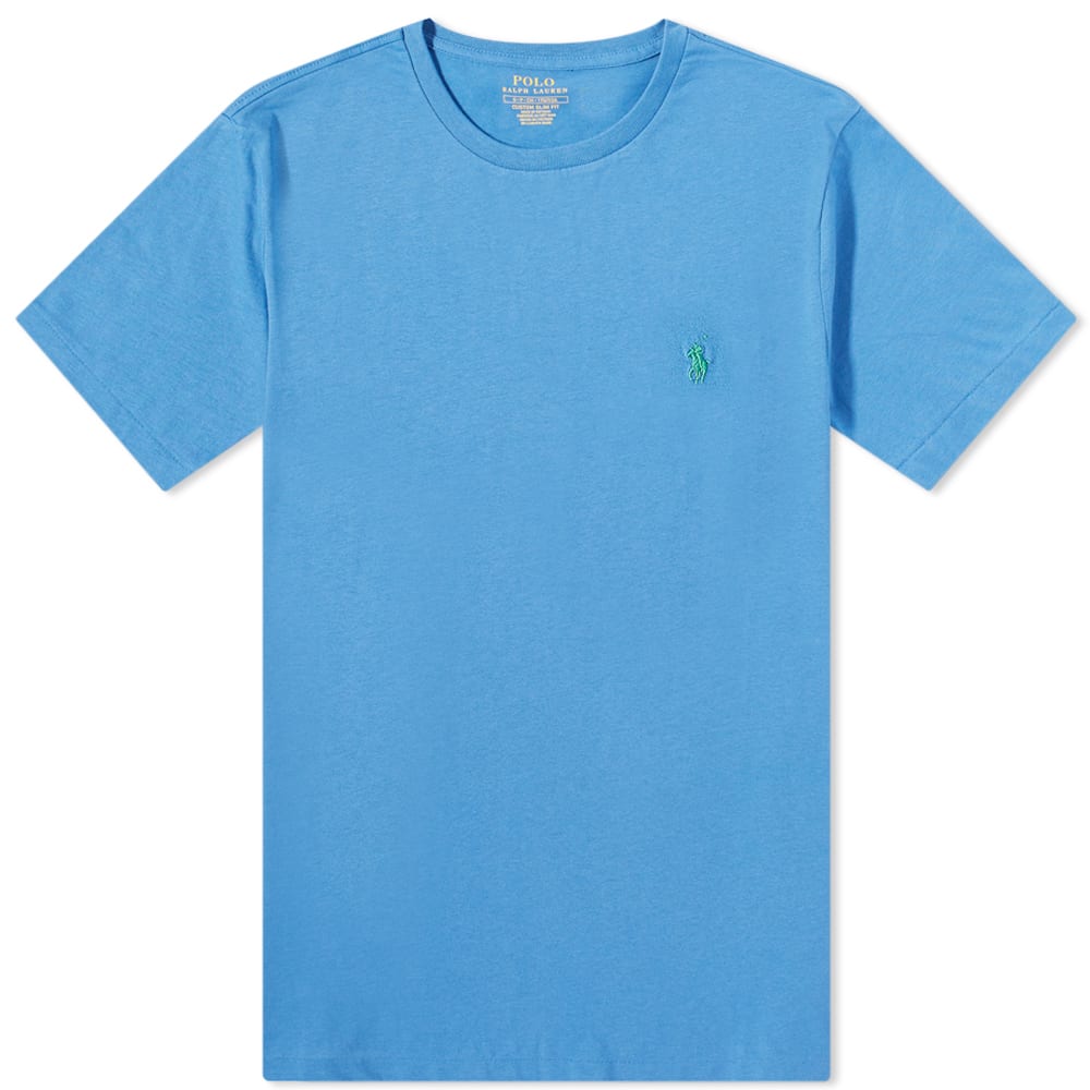 Тениска Polo by Ralph Lauren Ralph Lauren Custom Fit T-Shirt Синьо | 710671438267, 0