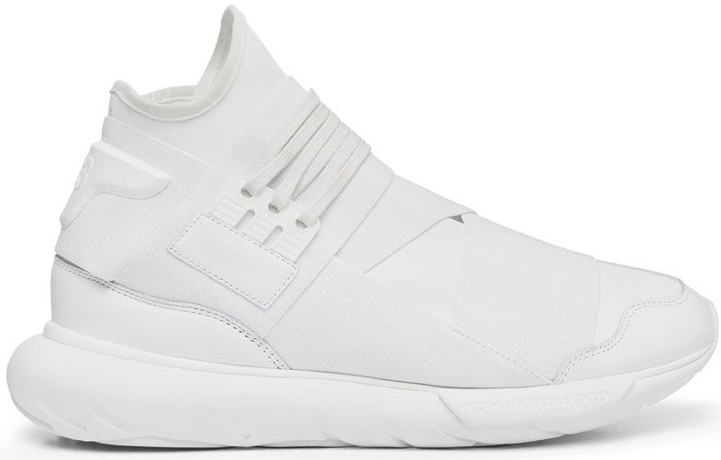 Облекло adidas Originals Y-3 Qasa High Triple White Бяло | AQ5500