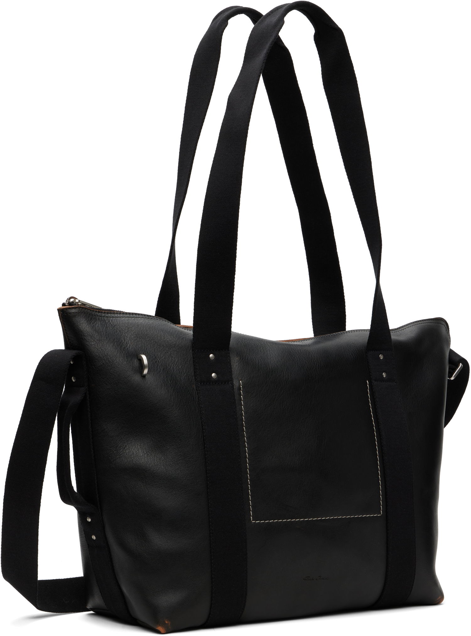 Голяма пазарска чанта Rick Owens Rick Owens Concordians Trolley Tote Черно | RA02E0761 LGET, 1