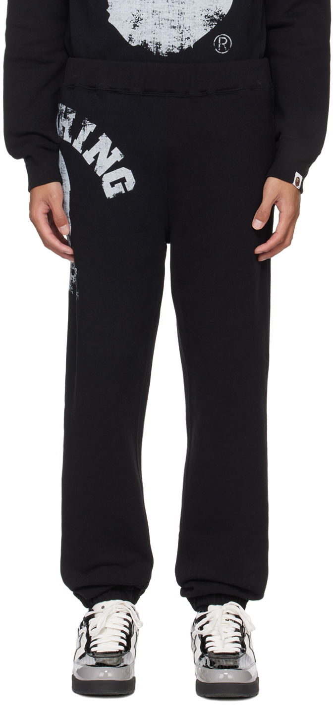 Спортни панталони BAPE Big College Sweatpants Черно | 001PTJ801001M, 0