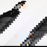 Sherpa Puffer Jacket Black