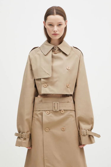 Тренчкот VETEMENTS VETEMENTS Deconstructed Trench Coat Бежово | WA66JA400S, 0