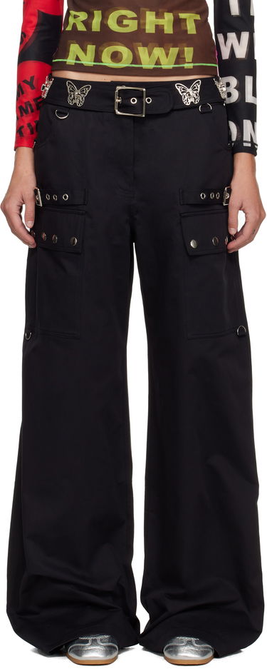 Карго панталони Chopova Lowena Thunderhull Wide-Leg Cargo Trousers Черно | 4058, 0