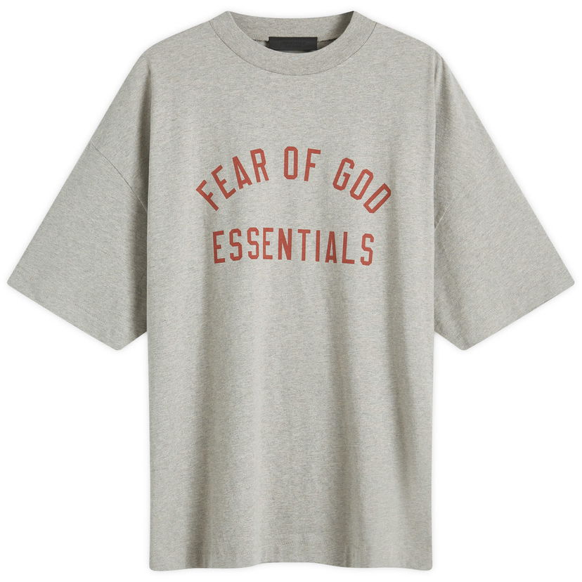 Тениска Fear of God Essentials Jersey Crewneck T-Shirt Сиво | 125BT244191F