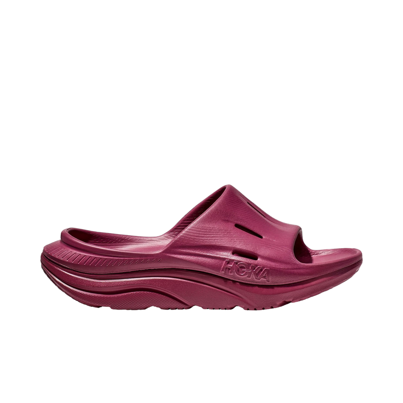 Кецове и обувки Hoka One One Ora Recovery Slide 3 Beet Root Бургунди | 1135061-BTRT