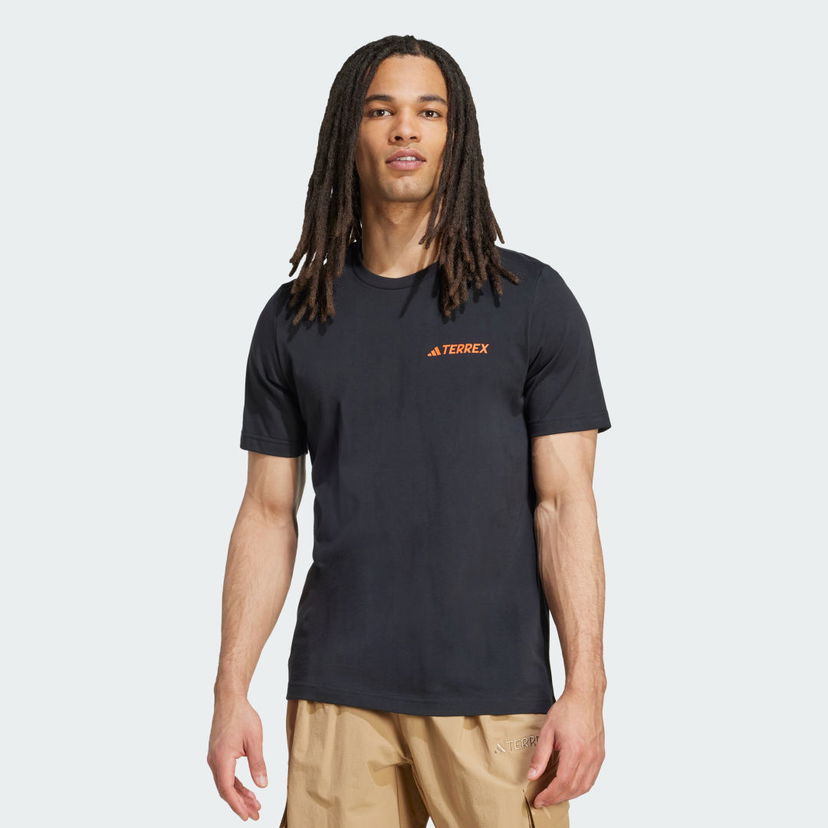 Тениска adidas Performance Terrex Graphic Tee Черно | JW3558