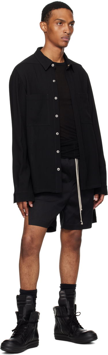 Риза Rick Owens Rick Owens Concordians Outer Shirt Черно | RU02E1235 WA, 3