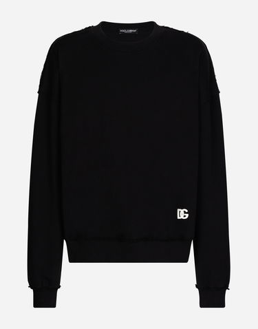 Пуловер Dolce & Gabbana Dolce & Gabbana Sweatshirt Черно | G9ARDTG7K1SN0000, 0
