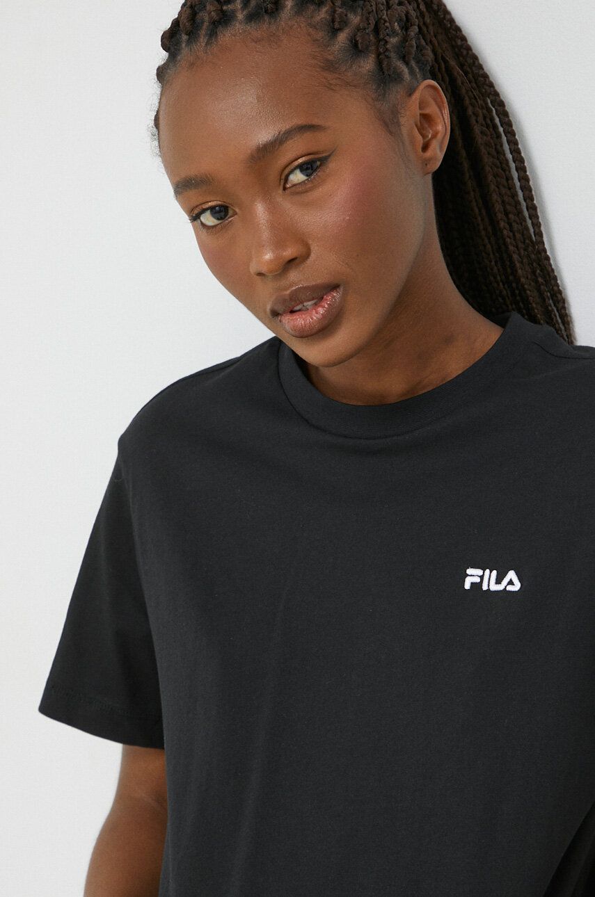 Тениска FILA Cotton T-Shirt Черно | FAW0452, 0
