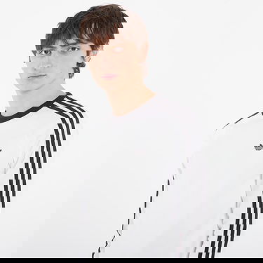 Тениска adidas Originals 3-Stripes Long Sleeve T-Shirt XXL Бяло | KE3545, 4