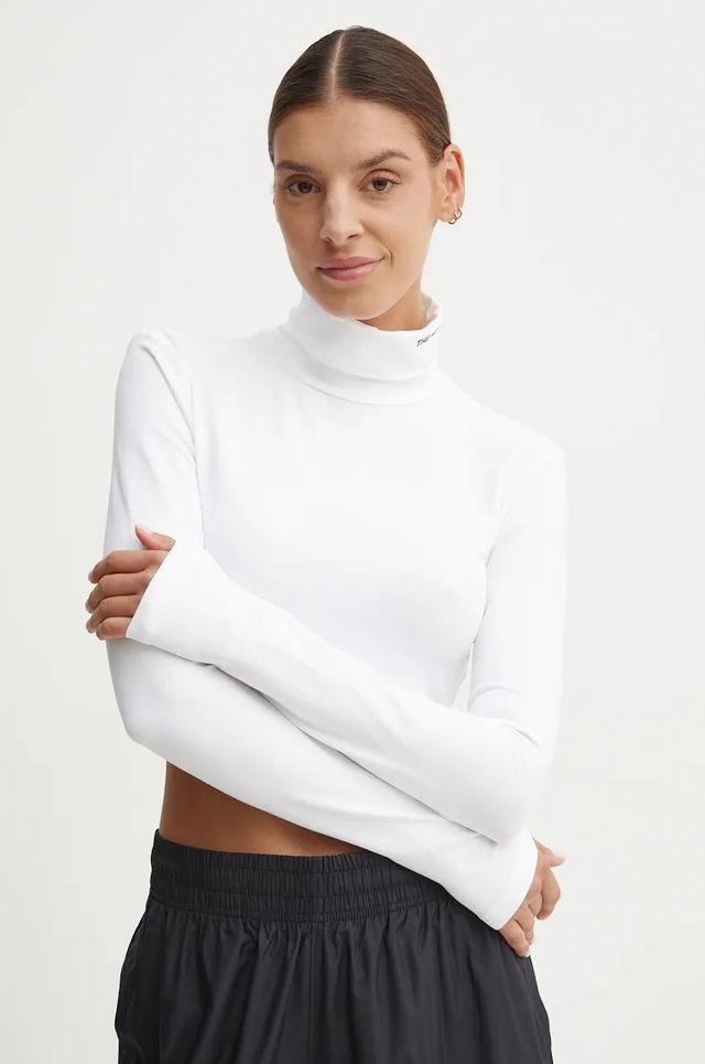 Slim Fit Long Sleeve Turtleneck Top