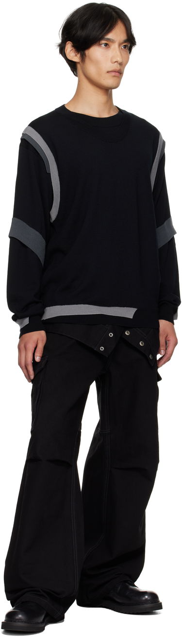 Пуловер Andersson Bell Layered Crewneck Sweater Черно | atb1334m, 3