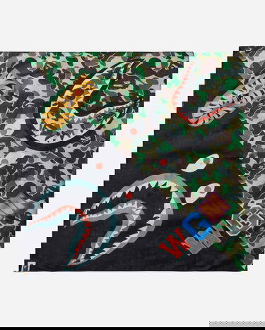 Шал BAPE Shark Print Bandana Черно | 1F80182036 002, 3