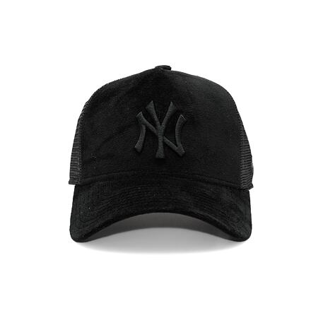 Шапка с козирка New Era New Era MLB Velour 9FORTY Trucker NY Yankees Cap One Size (56-59 cm) Черно | 60595360, 1
