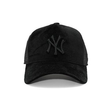 Шапка с козирка New Era New Era MLB Velour 9FORTY Trucker NY Yankees Cap One Size (56-59 cm) Черно | 60595360, 1
