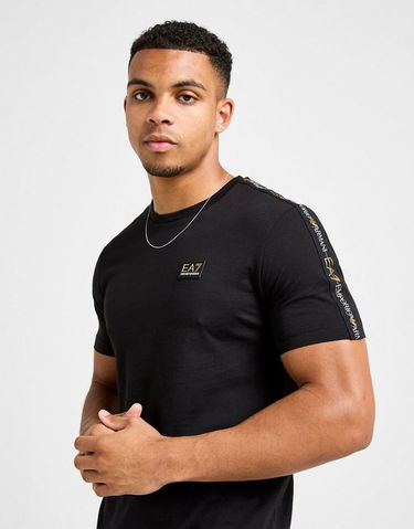 Тениска Emporio Armani Emporio Armani 7 Tape Badge T-Shirt Черно | AF132447M001151UC001, 1