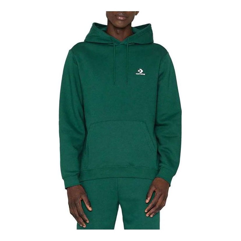 Суитчър Converse Embroidered Star Chevron Pullover Hoodie Зелено | 10023874-A05