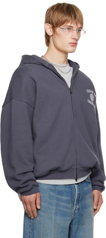 Суитчър Fear of God Fear of God ESSENTIALS Heavy Fleece Full Zip-Up Hoodie Сиво | 192HO246244F, 1