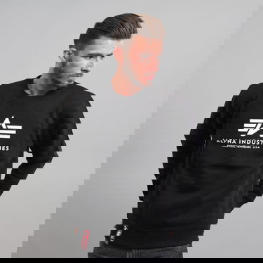 Суитчър Alpha Industries Basic Sweater Черно | 178302 03, 0