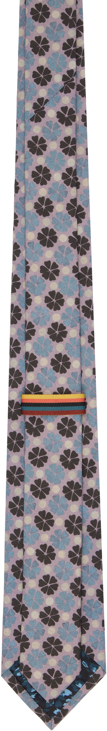 Шал Paul Smith Paul Smith 'The Painted Geo' Floral Tie Лилаво | M1A-0TIE-P02595-55, 1