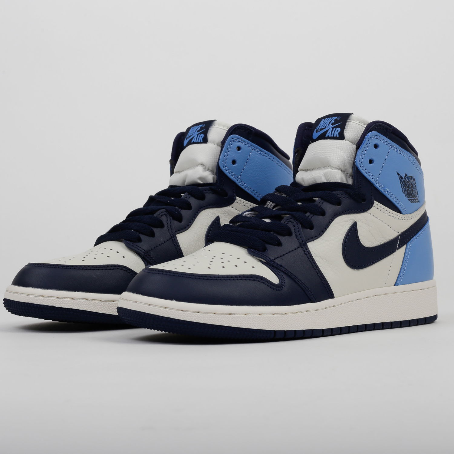 Кецове и обувки Jordan Air Jordan 1 Retro High OG "Obsidian" GS Синьо | 575441-140, 0