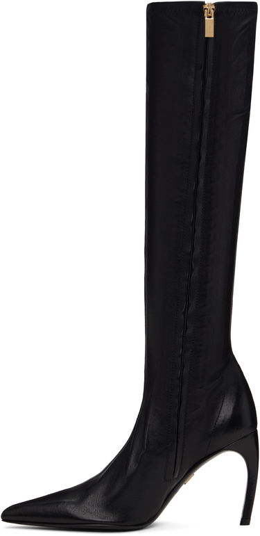 Чорапи FERRAGAMO Ferragamo High Nappa Stretch Boots Черно | 778269, 2