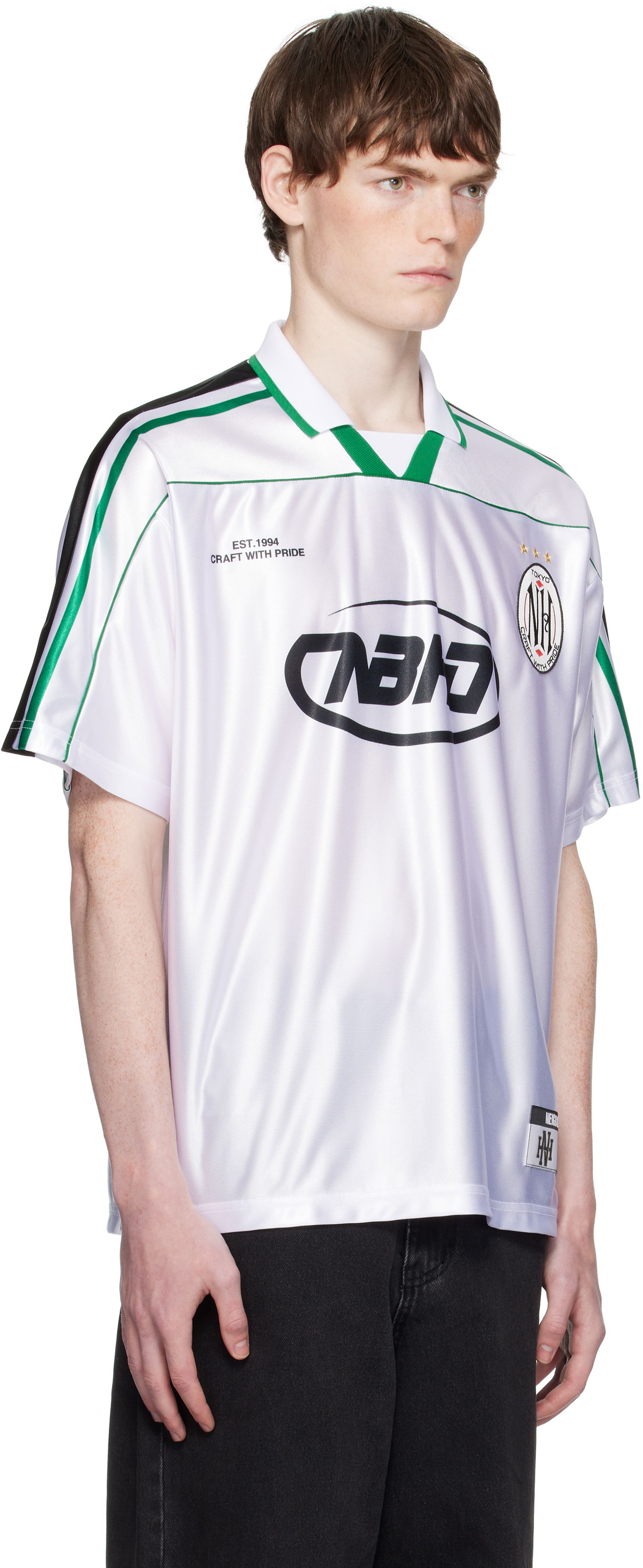 Поло тениска Neighborhood Neighborhood Game Short Sleeve Polo Бяло | 251FPNH-CSM16, 1