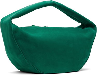 Чанта през рамо BY FAR BY FAR Maxi Cush Suede Shoulder Bag Зелено | MWBSB022KL007GR047PL, 2