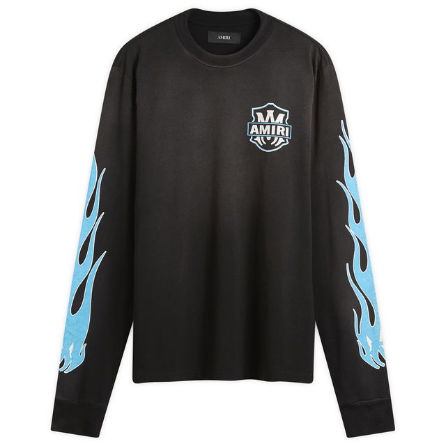 AMIRI Eagle Flames Long Sleeve T-Shirt