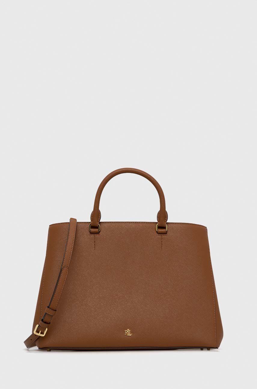 Дамска чанта Polo by Ralph Lauren Handbag Кафяво | 431898556, 0