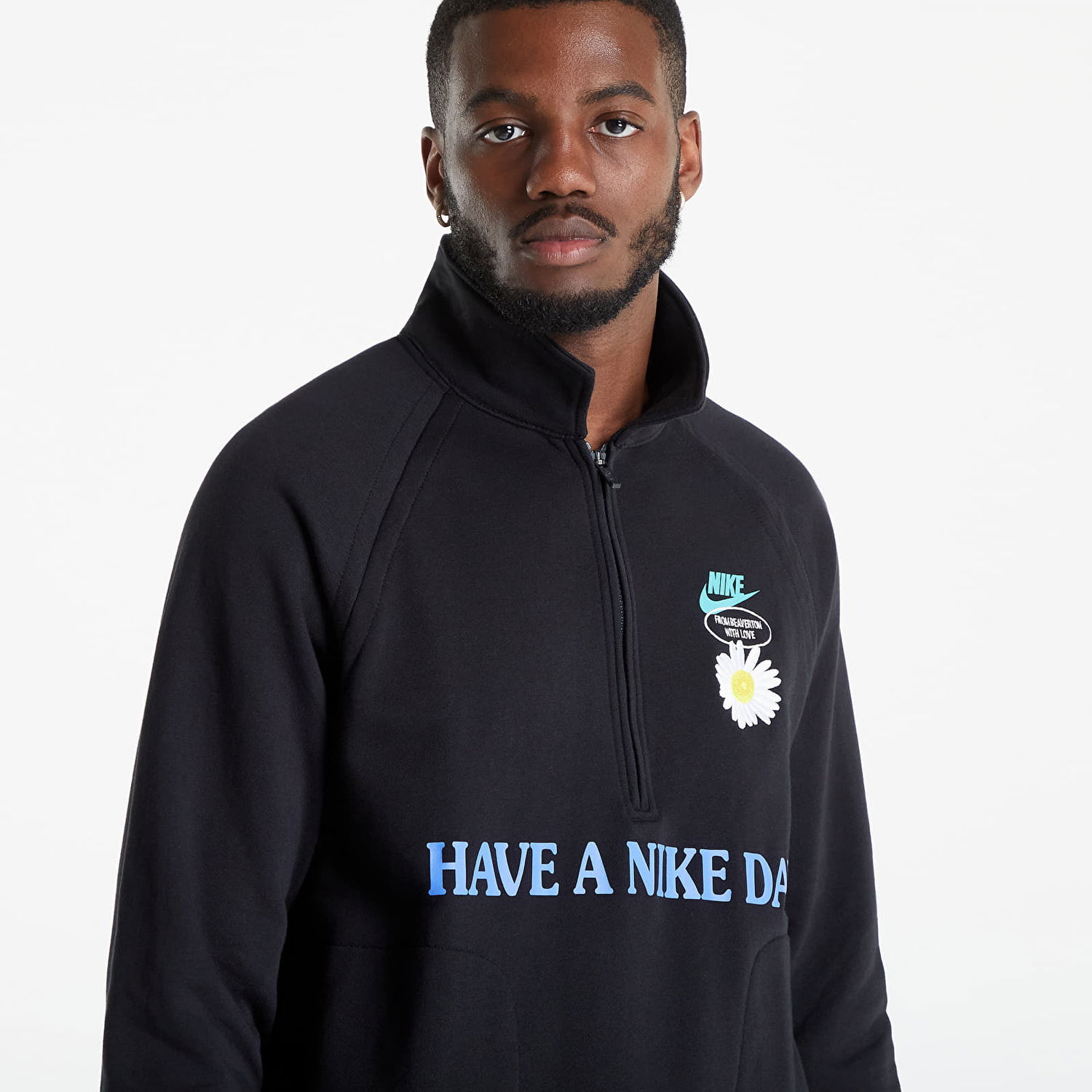 Суитчър Nike Sportswear Hbr-S Long Sleeve Midlayer Top Черно | DM5050-010, 1