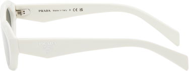 Слънчеви очила Prada White Oval Sunglasses Бяло | 0PR 26ZS 8056597875233, 2