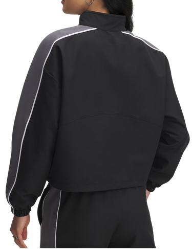 Яке Under Armour Rival Swoven Cropped Full-Zip Track Jacket Сиво | 6003715-003, 2