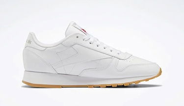 Кецове и обувки Reebok Classic Leather Бяло | 100008491, 3