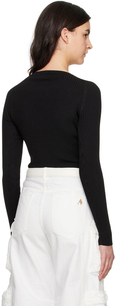 боди Coperni Coperni Twisted Cutout Long Sleeve Top Черно | COPML38600, 2