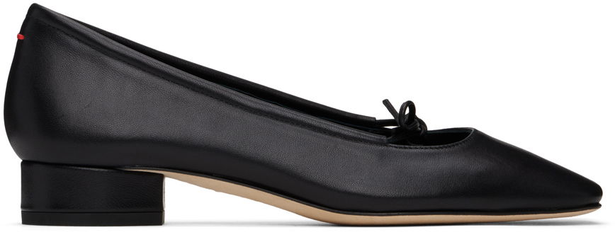 Грижа за обувките Aeyde Aeyde Darya Ballerina Flats Черно | A11-FL-GELD25BL-223-800-007, 0