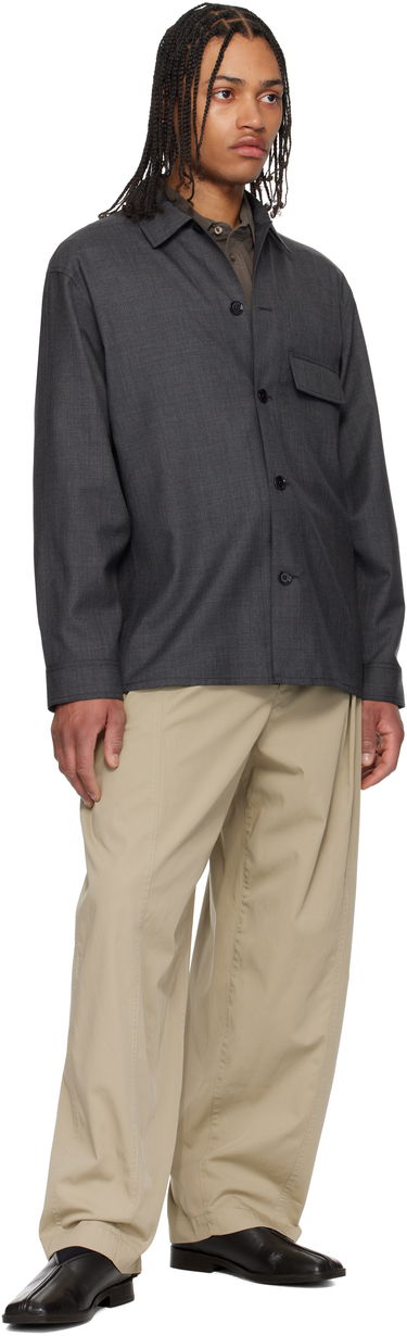 Риза LEMAIRE Lemaire Tailored Overshirt Сиво | OV1012 LF1386, 3