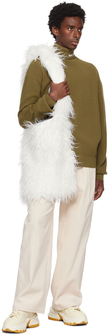 Пуловер We11done We11done Jacquard Turtleneck Sweater Зелено | WD-KT3-23-620-U-KK, 3