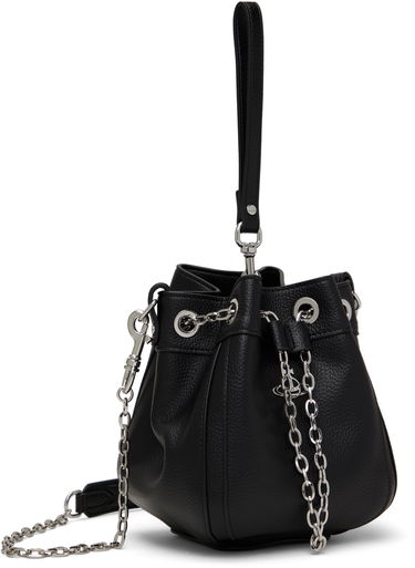 Чанта през рамо Vivienne Westwood Small Bucket Bag Черно | 4C030004W-S000D-, 1