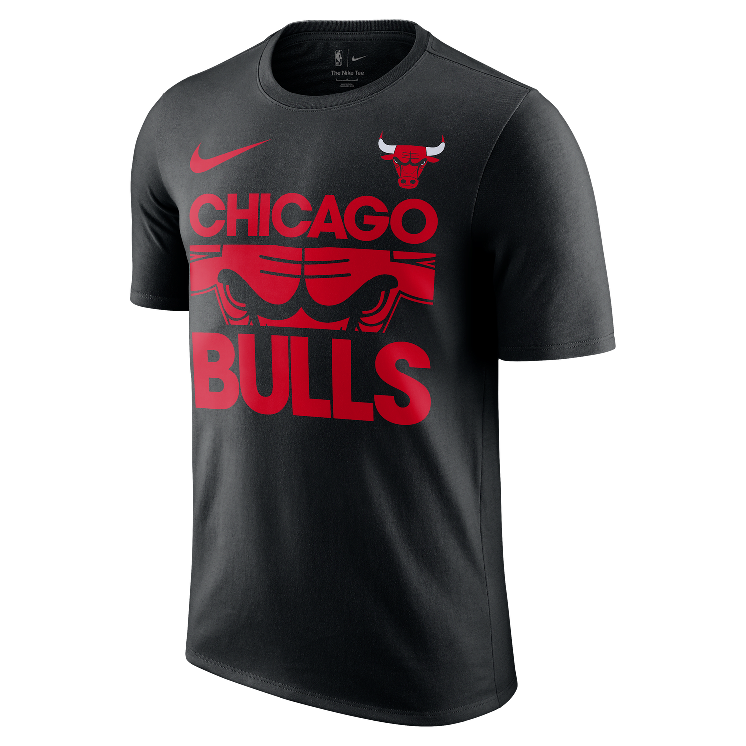 Тениска Nike NBA Chicago Bulls Courtside T-Shirt Сиво | HQ0588-010, 0